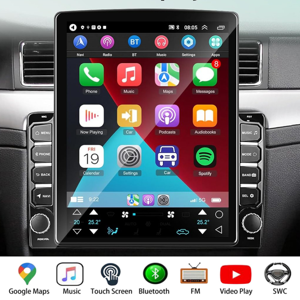 9.7″ For Chevrolet Corvette 2005-2013 Android 13 Carplay Car Stereo Radio GPS