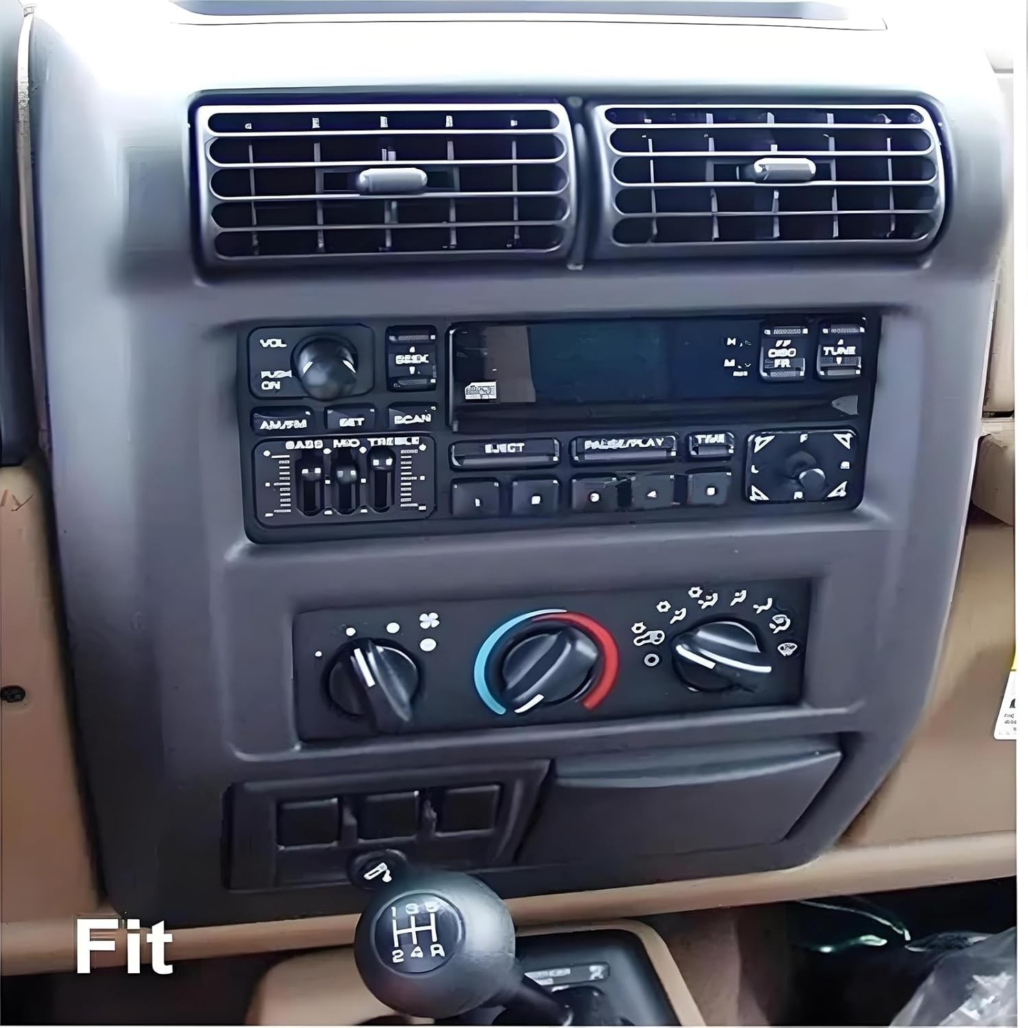Car Radio Stereo Carplay For 2003-2006 Jeep Wrangler 2+32G 9in wifi 4+64G