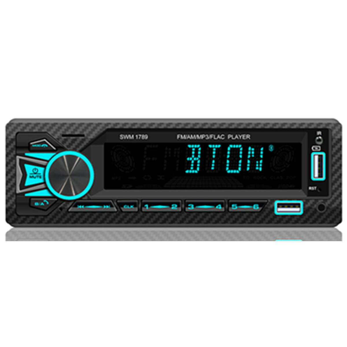 MP3 Player Car Stereo Radio BT In-dash Head Unit FM/AM/AUX W/USB Phone Charging