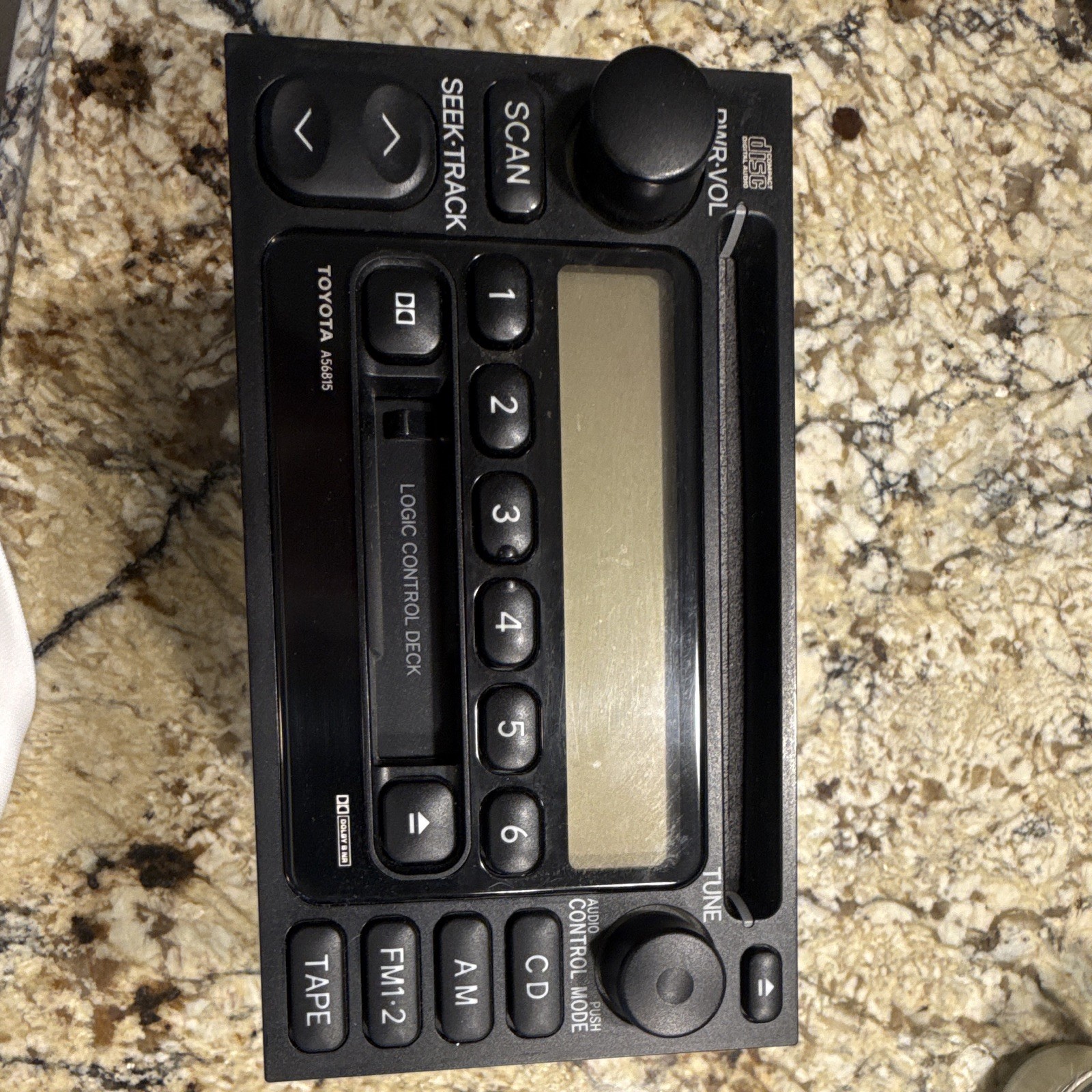 OEM 2001 Toyota Tacoma FM/AM/CD/Cassette Radio