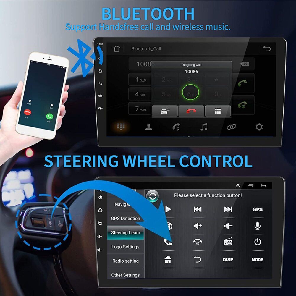 Car Stereo Radio 2+32G for Civic 2016-2020 Support Wireless Carplay Android Auto