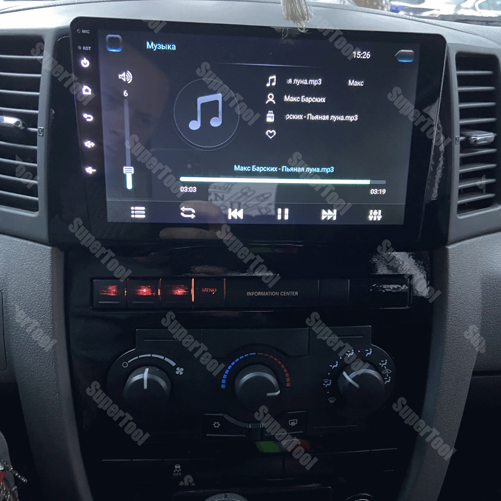 10in Android15 Carplay For 2004-2007 Jeep Grand Cherokee Car GPS Stereo Radio BT
