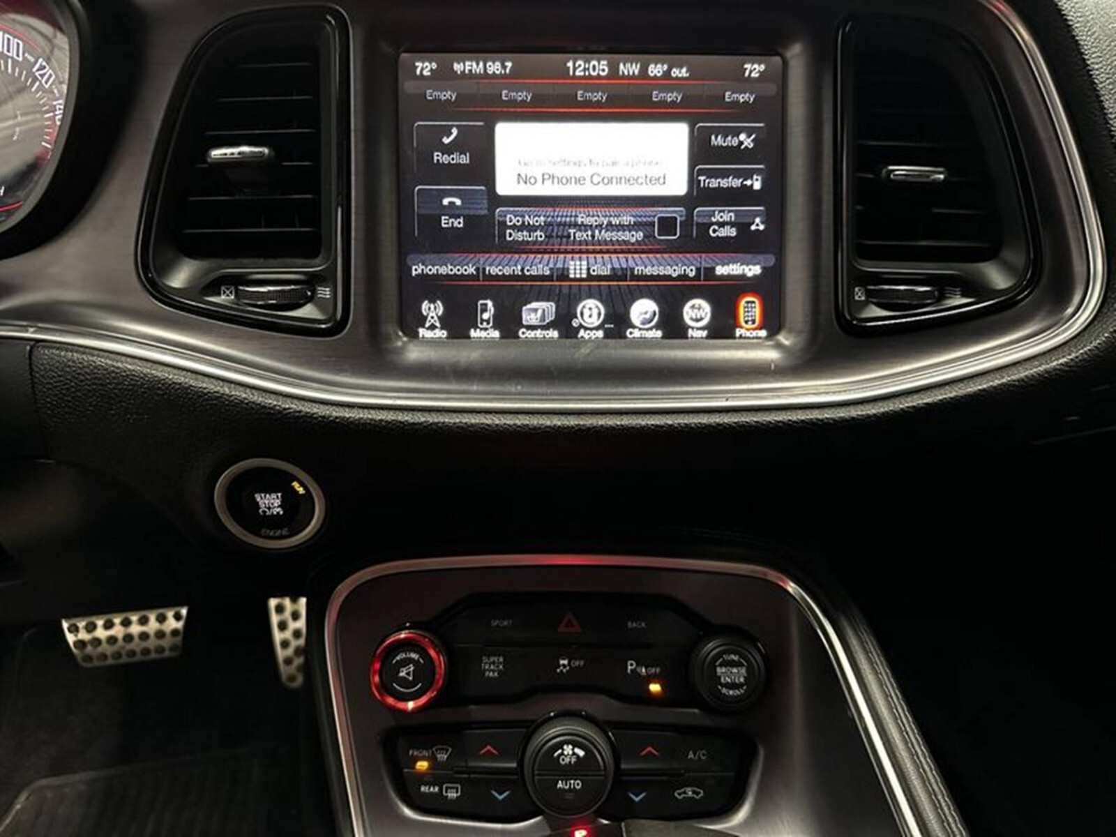 2016 Dodge Challenger Navigation Radio VP4 8.4″ Display Screen Receiver