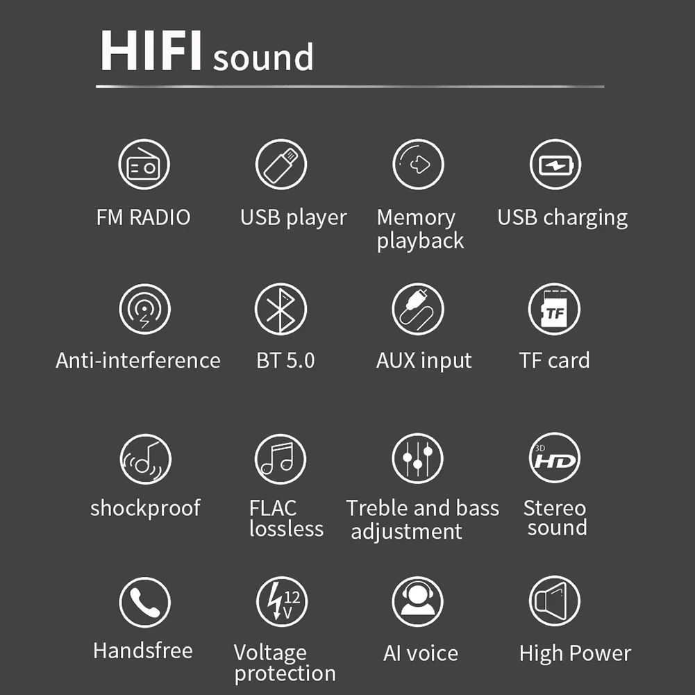 45W 1 Din Car Radio Audio Stereo MP3 Player Bluetooth USB/AUX/FM