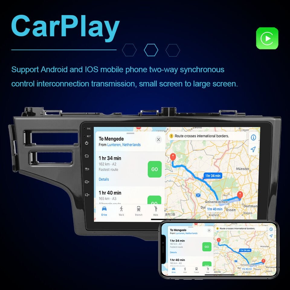 9 Inch Car Stereo Radio GPS Navi Player CarPlay for Honda 2014-2018 2+32GB New