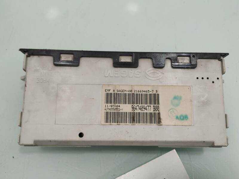 9647409477 multifunction screen CITROEN C3 1.1 AUDACE 2007 434652