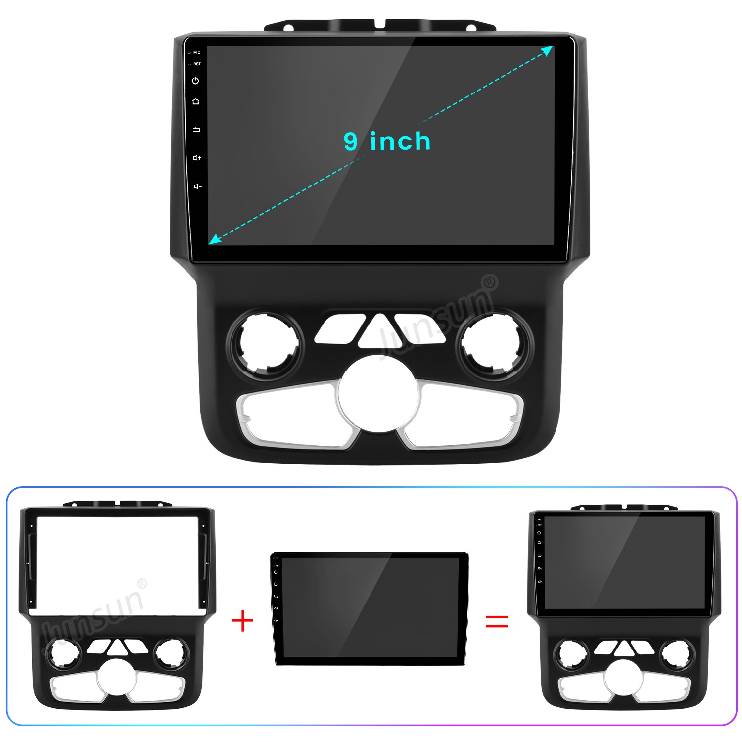 4+64GB Android13 Carplay For Dodge Ram 1500 2500 3500 2013-18 Car Radio GPS Navi