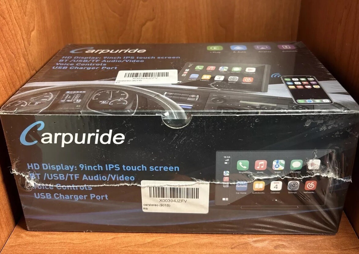 Carpuride 9 Inch touchscreen Apple CarPlay Android Auto Media Car Play CarStereo
