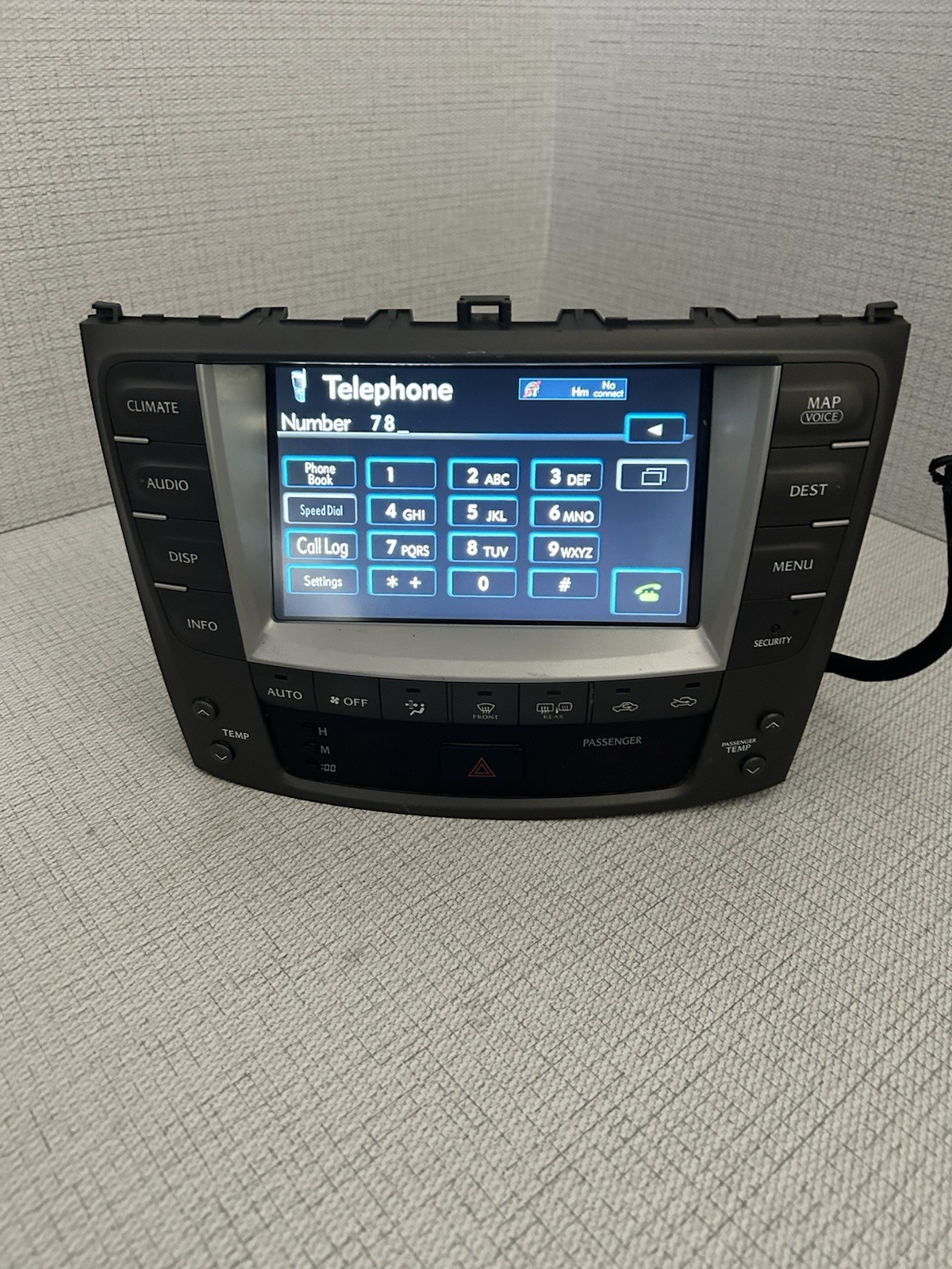 86111-53050 NAVI RADIO GPS STEREO UNIT SCREEN LEXUS IS250 IS350 2006-2009 OEM