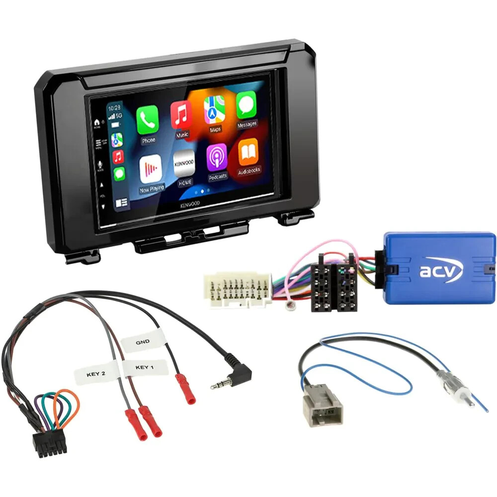 Kenwood DMX7722DABS Stereo Carplay Android Upgrade for Suzuki Jimny 2018-2024