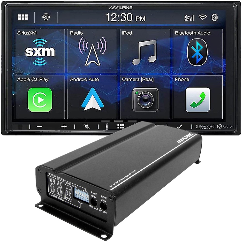 Alpine iLX-407 Shallow Chassis 7-inch Multimedia Receiver with PowerStack