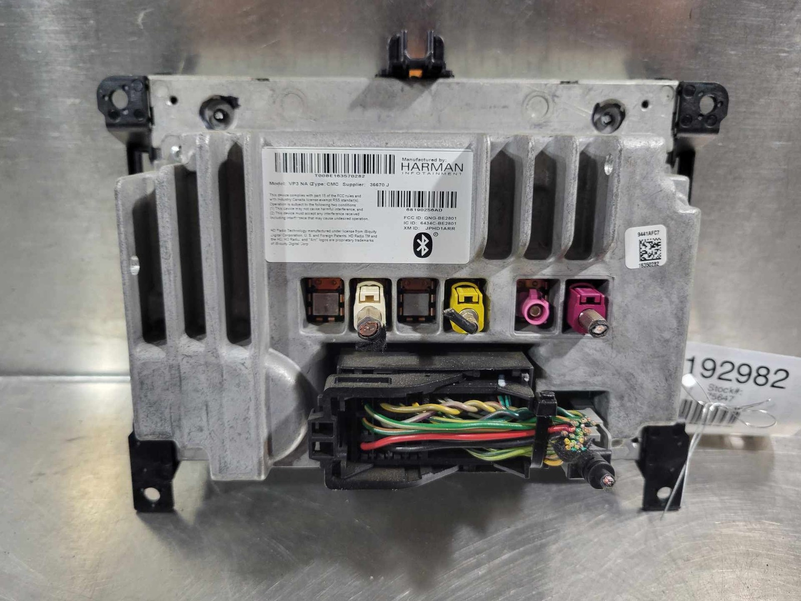 Audio & Visual Equip.(radio) CHRYSLER 200 15