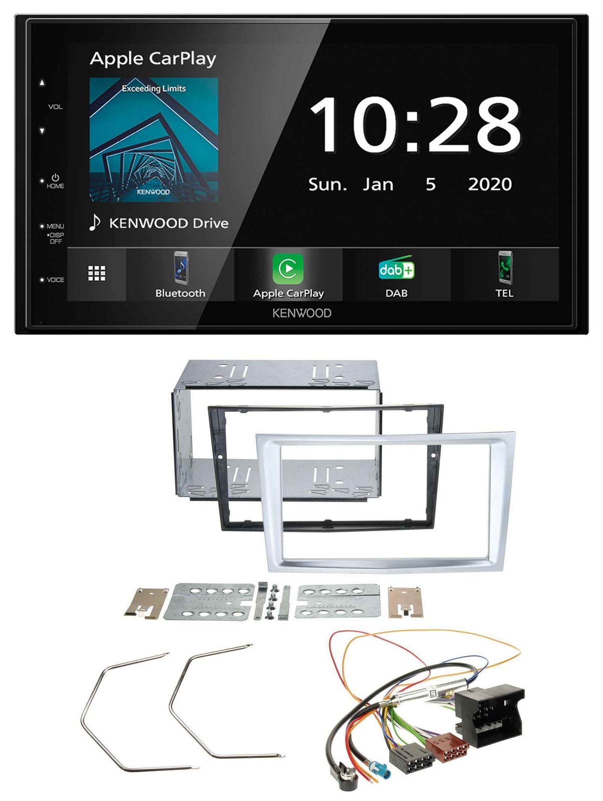Kenwood Bluetooth MP3 DAB USB 2DIN Car Stereo For Vauxhall Astra H Zafira B Corsa D m