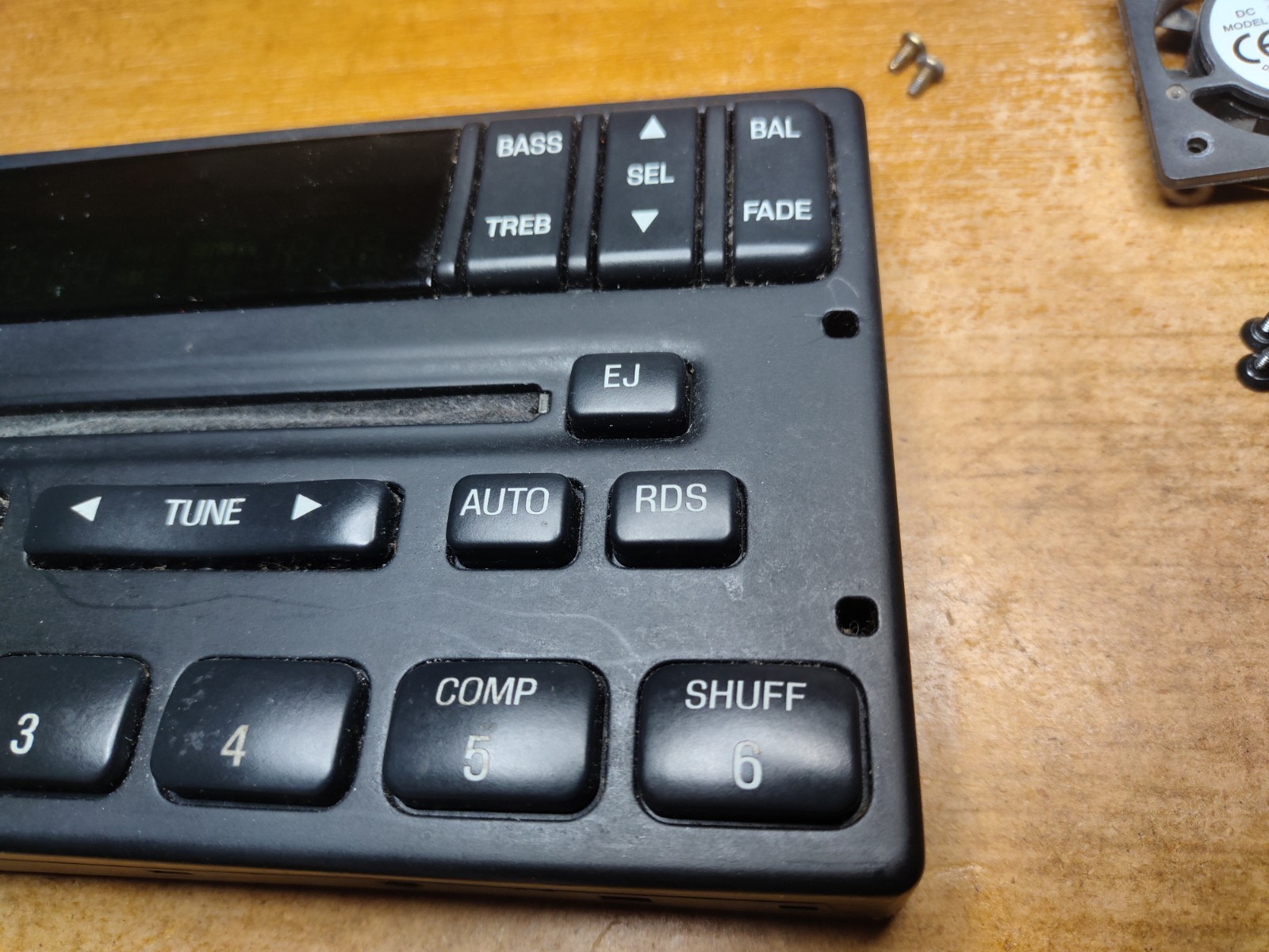 97-02 Ford Expedition F-150 CD radio face w/circuit board/fan 1L3F-18C869-AA