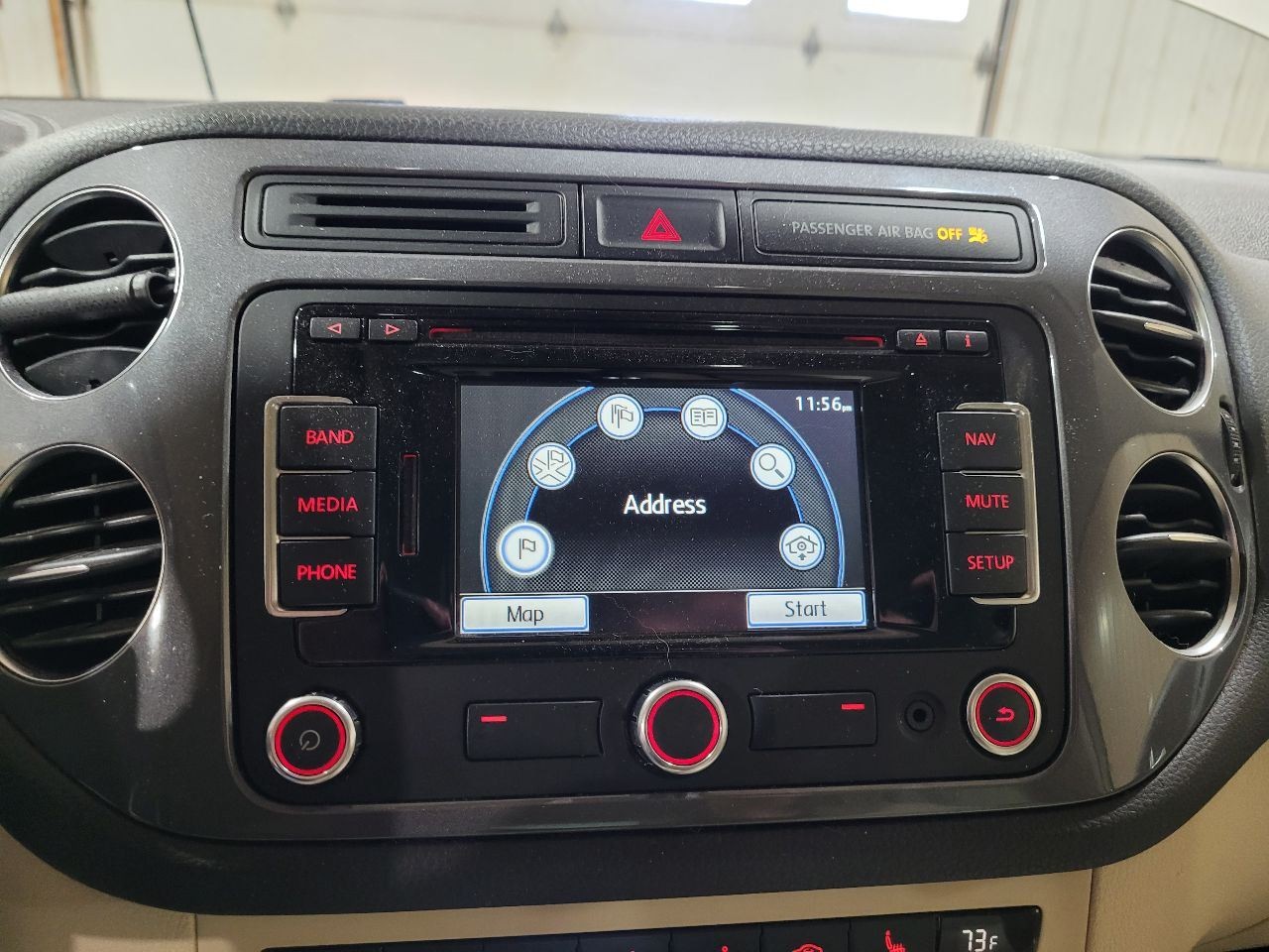 2009-17 Volkswagen Tiguan AM/FM/CD/DVD/NAV Radio Receiver – PN: 1K0035274D