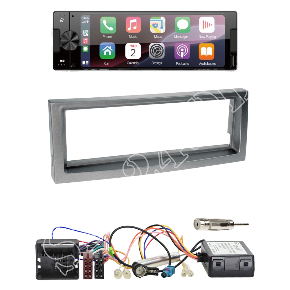 Ampire CPR60 radio DAB + with installation kit for Citroen C5 (D) from 2004