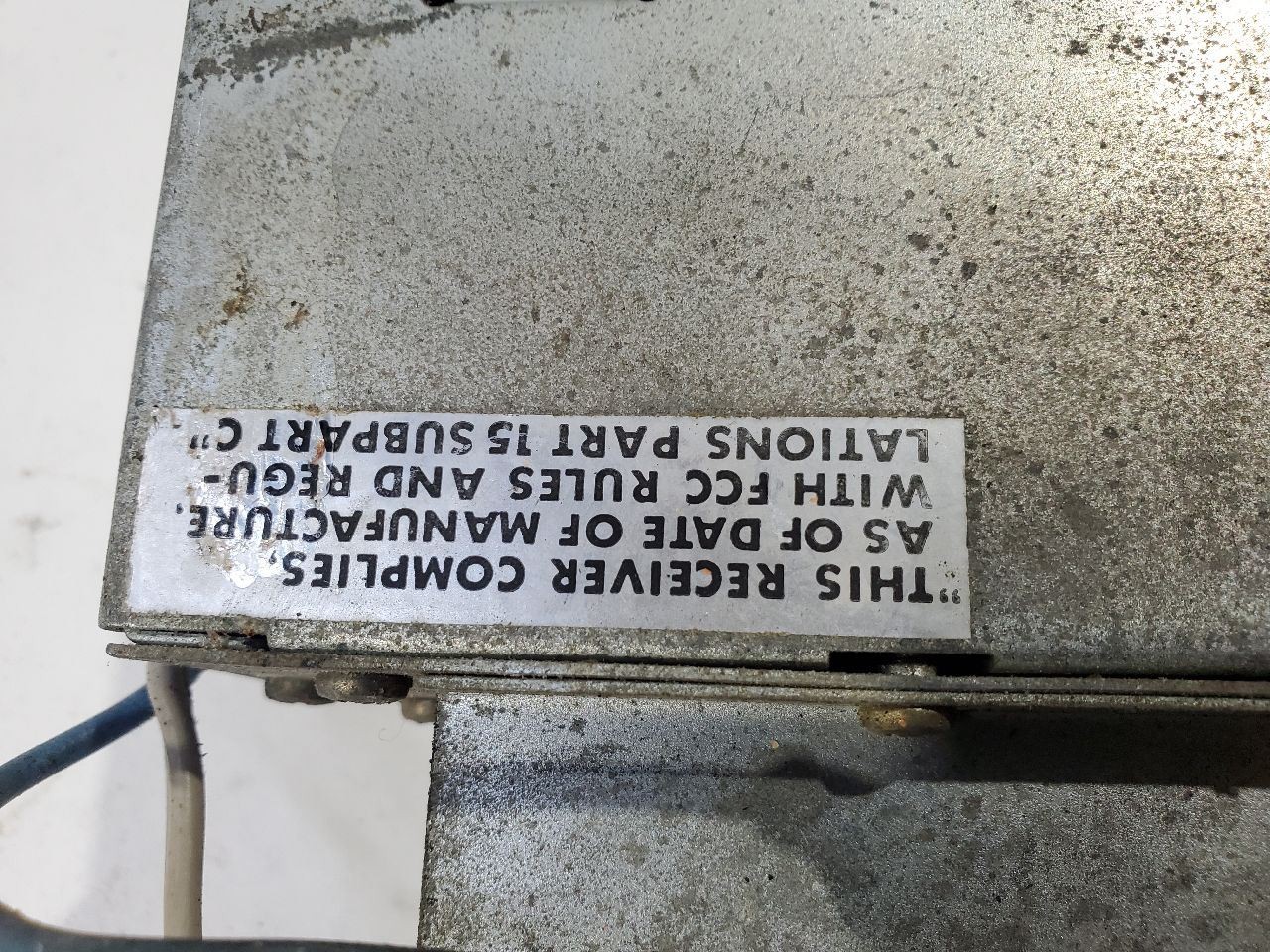 1970 1971 1972 1973 1974 SAAB Sonett OEM Radio For Parts Only Sold As Is