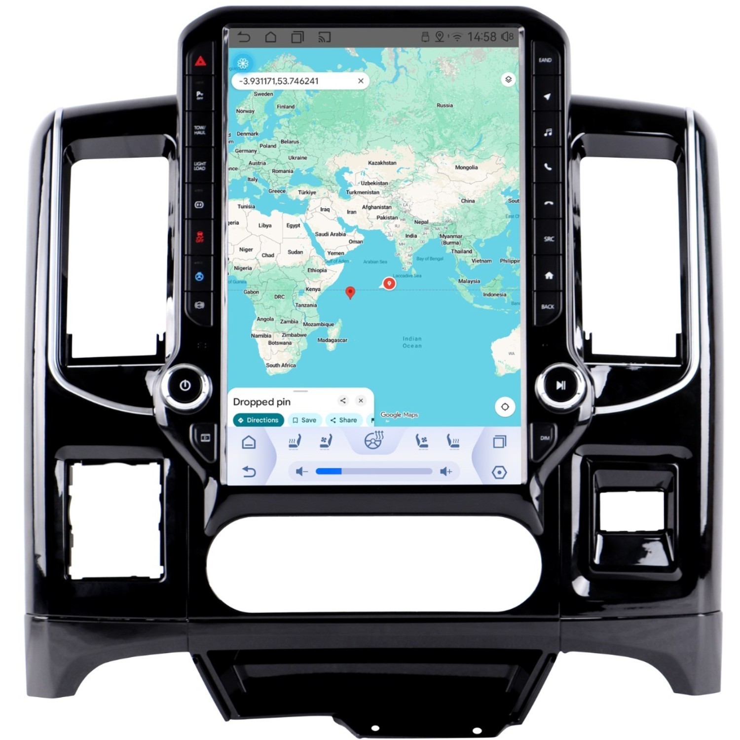 For Dodge RAM 1500 2500 3500 2008-2013 Car Radio Stereo SWC apple carplay Player