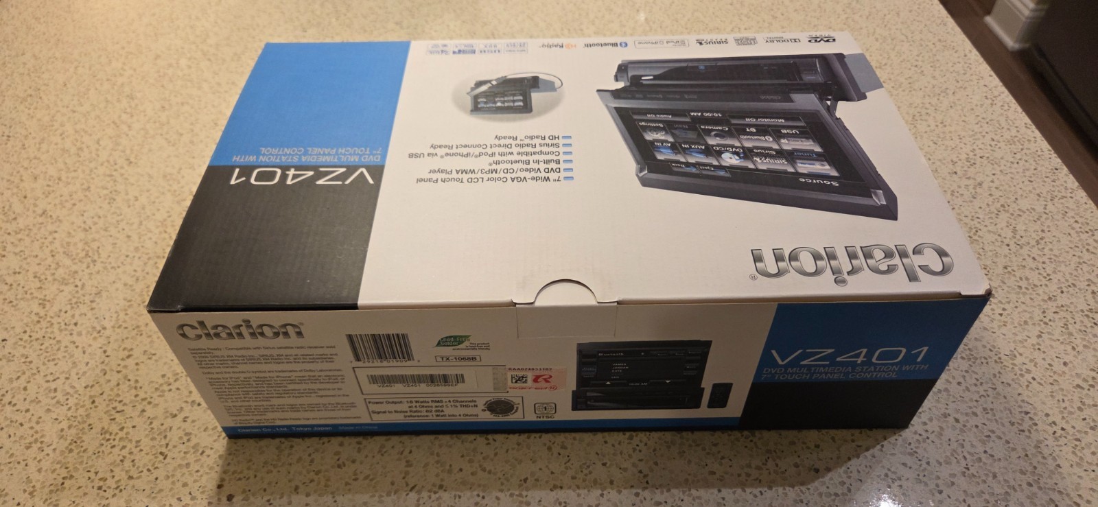 Clarion VZ401 CD/DVD in-dash receiver Head Unit Car/Auto (NEW)