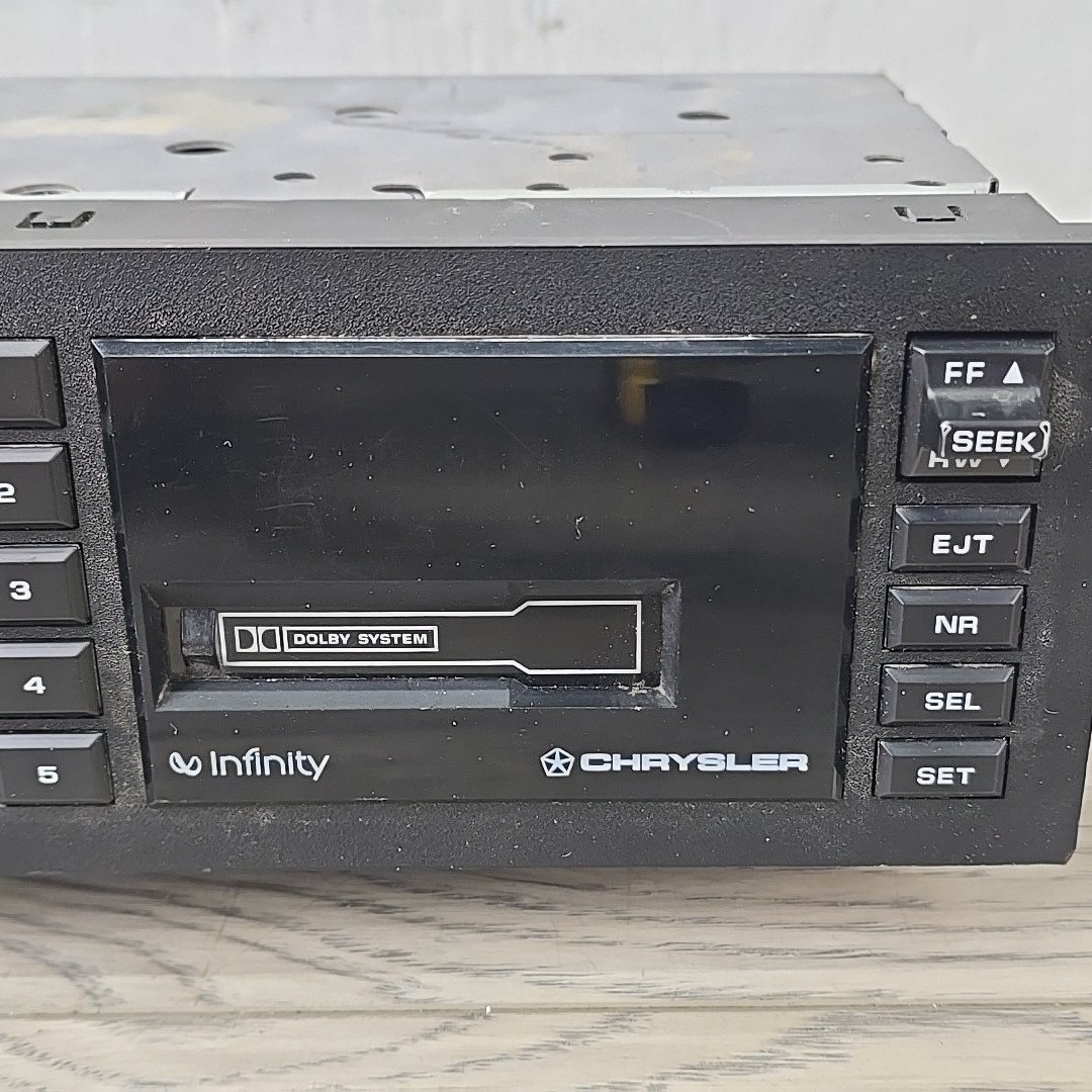 Chrysler Dodge Dolby Infinity Am/Fm Cassette Factory OEM Radio 4469320 *READ*
