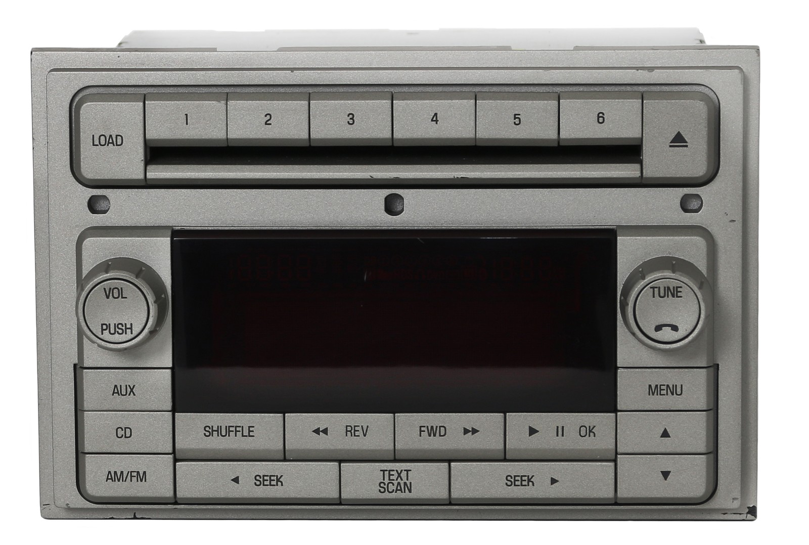 2008 Lincoln MKZ OEM Radio AM FM MP3 6 Disc CD Player Part Number 8H6T-18C815-AD