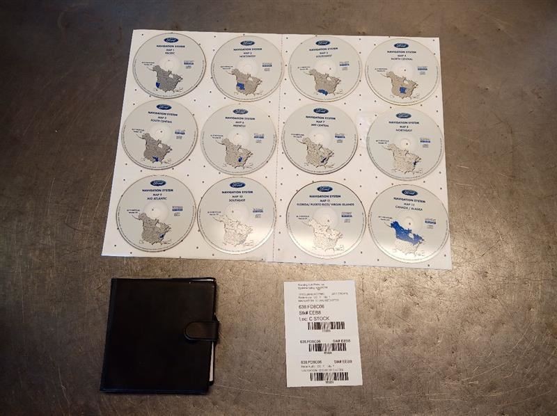 12-Disc Navigation Disc Set North America from 2006 FORD ESCAPE 9103524