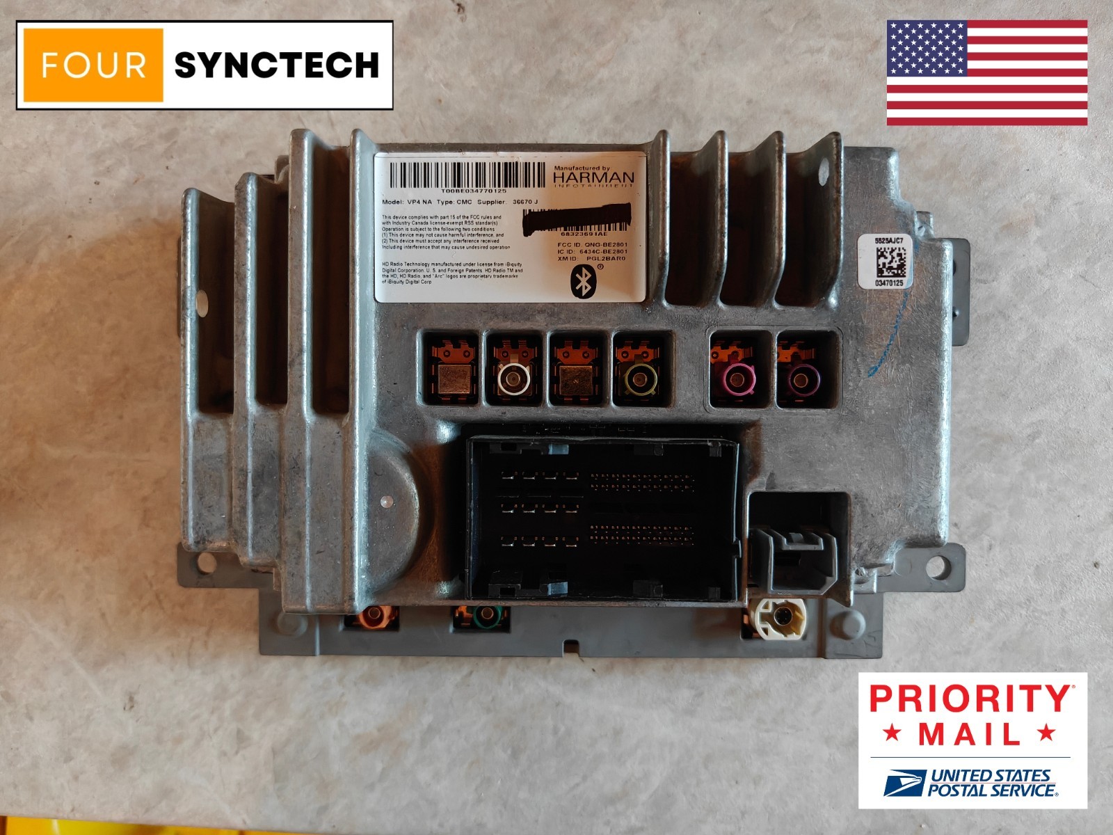 🟢2017 CHRYSLER PACIFICA UConnect 4 8.4″ Radio VP4 NA Module OEM