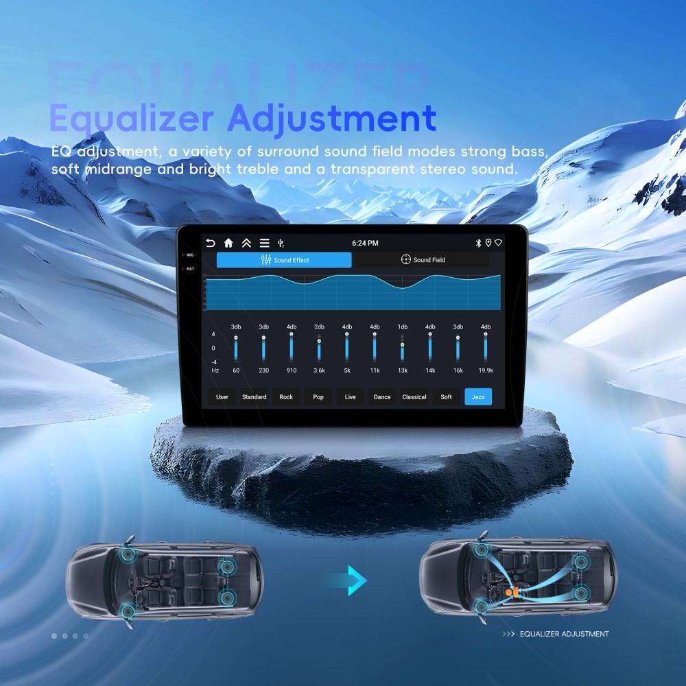 4+128GB Carplay Car Stereo Radio Android 15 GPS Navi For Dodge Charger 2011-2014