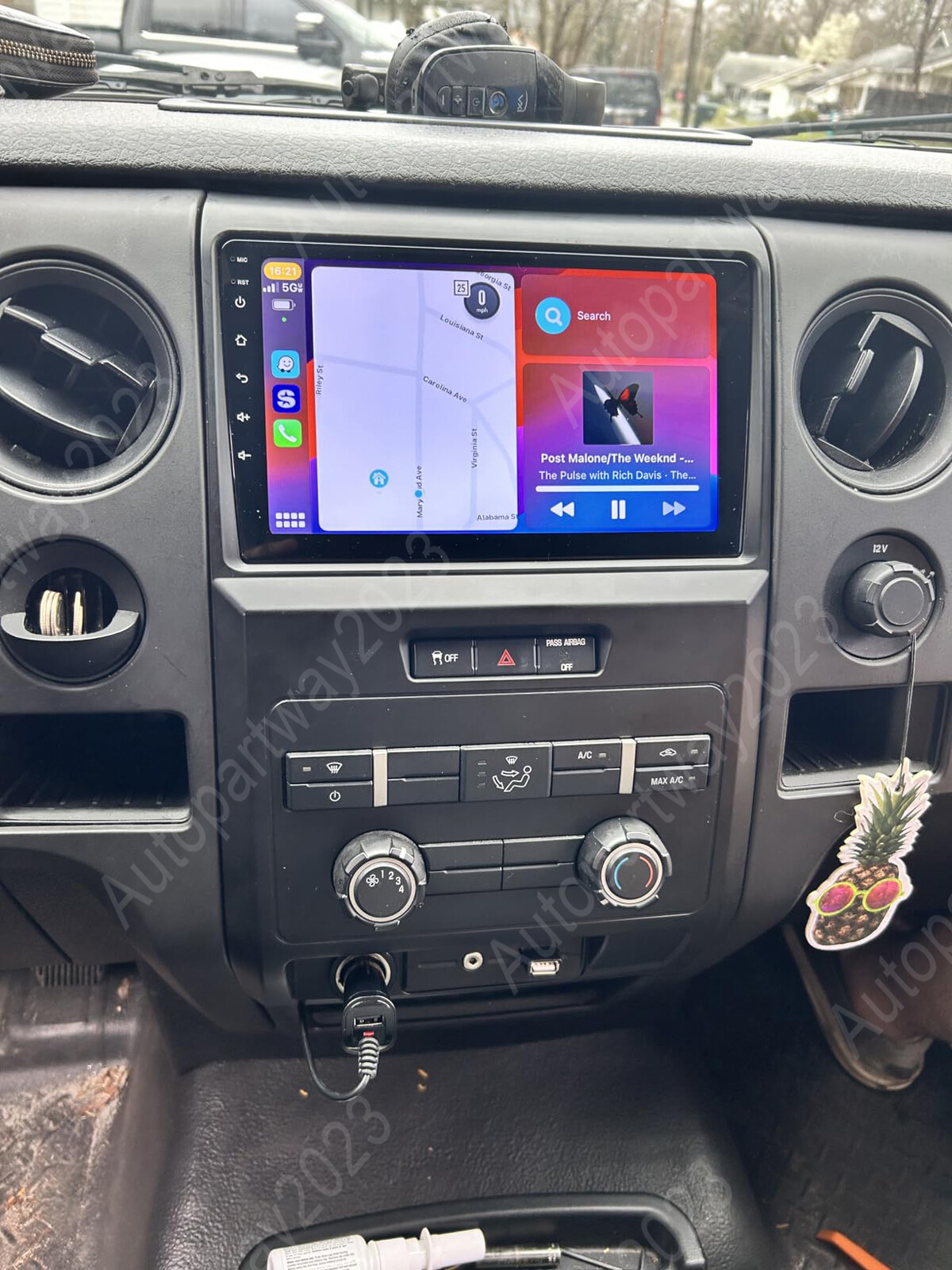 Car Stereo Radio For Ford F150 2009-2014 F-150 Apple Carplay Android 15 GPS Navi