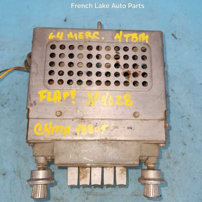 UNTESTED AM RADIO “C4MA-18805” Fits 1964 MERCURY 1239458