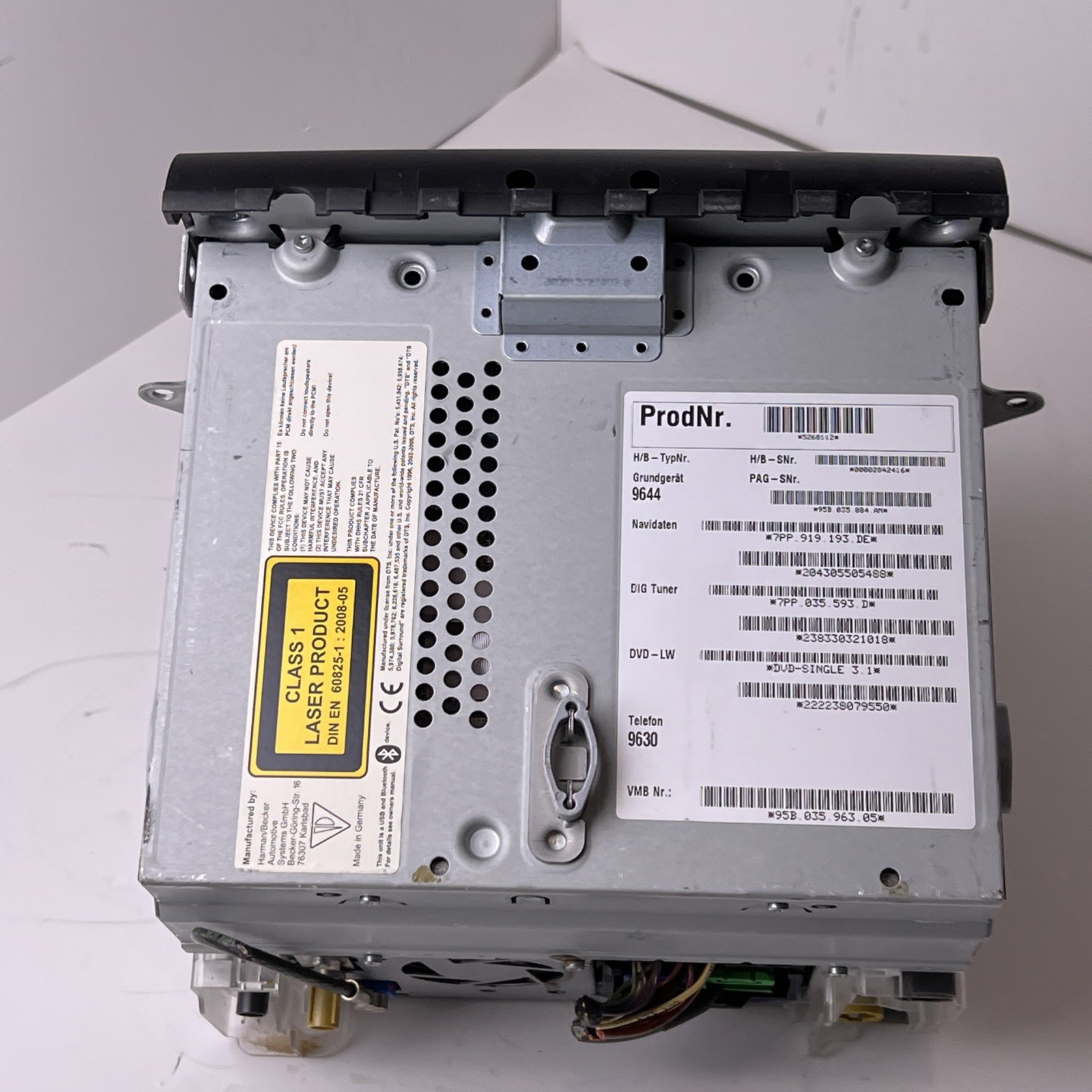 2016 PORSCHE MACAN COMMAND HEAD UNIT NAVIGATION RADIO 95B035963 OEM