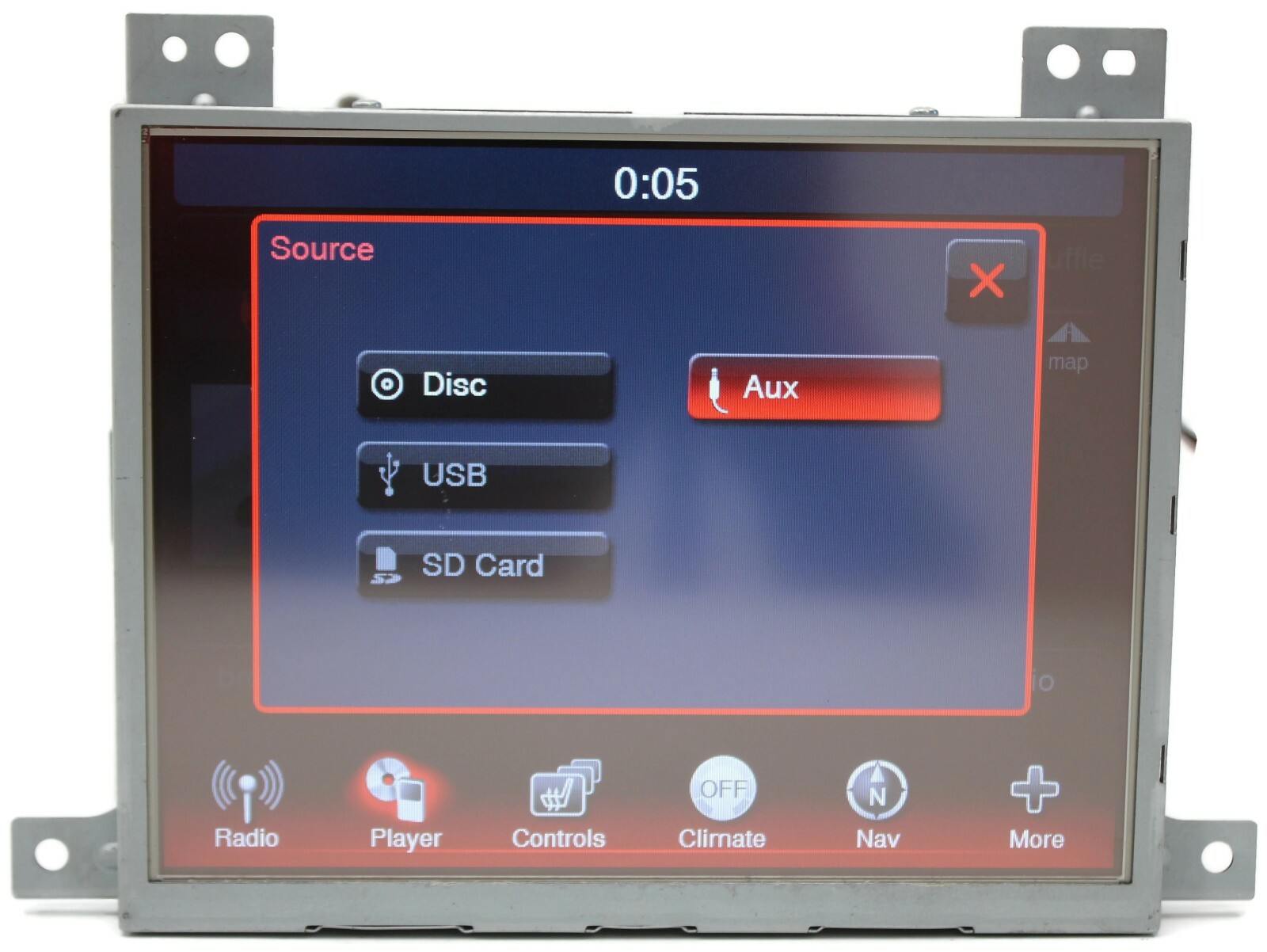 11-14 Dodge Charger 300 Navigation Radio Touch 8.4” Display Screen 05064798AH