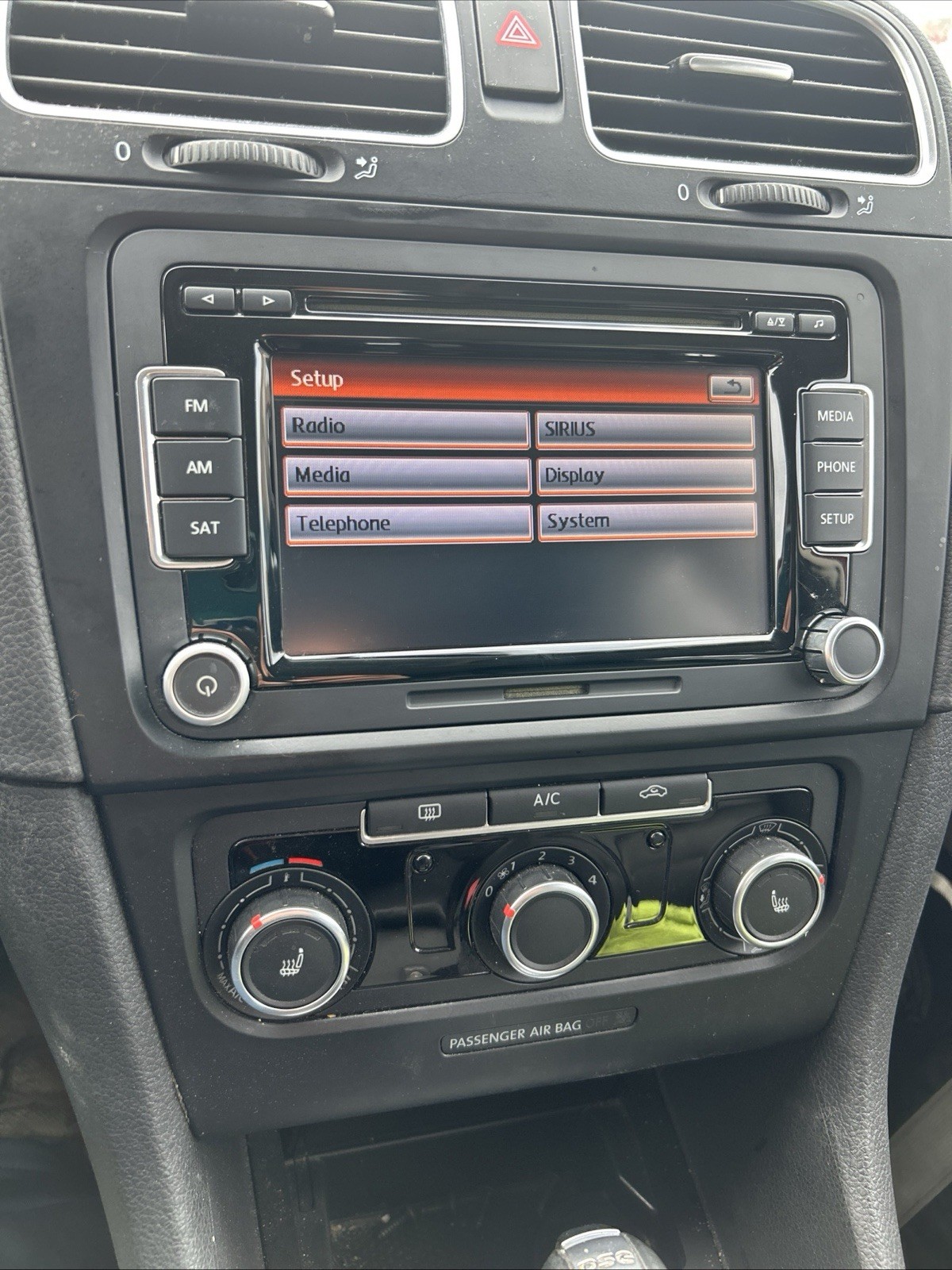 Tested !! GENUINE VW MK6 GOLF JETTA 14 13 12 11 GTI 2009 -2014 RADIO HEAD UNIT