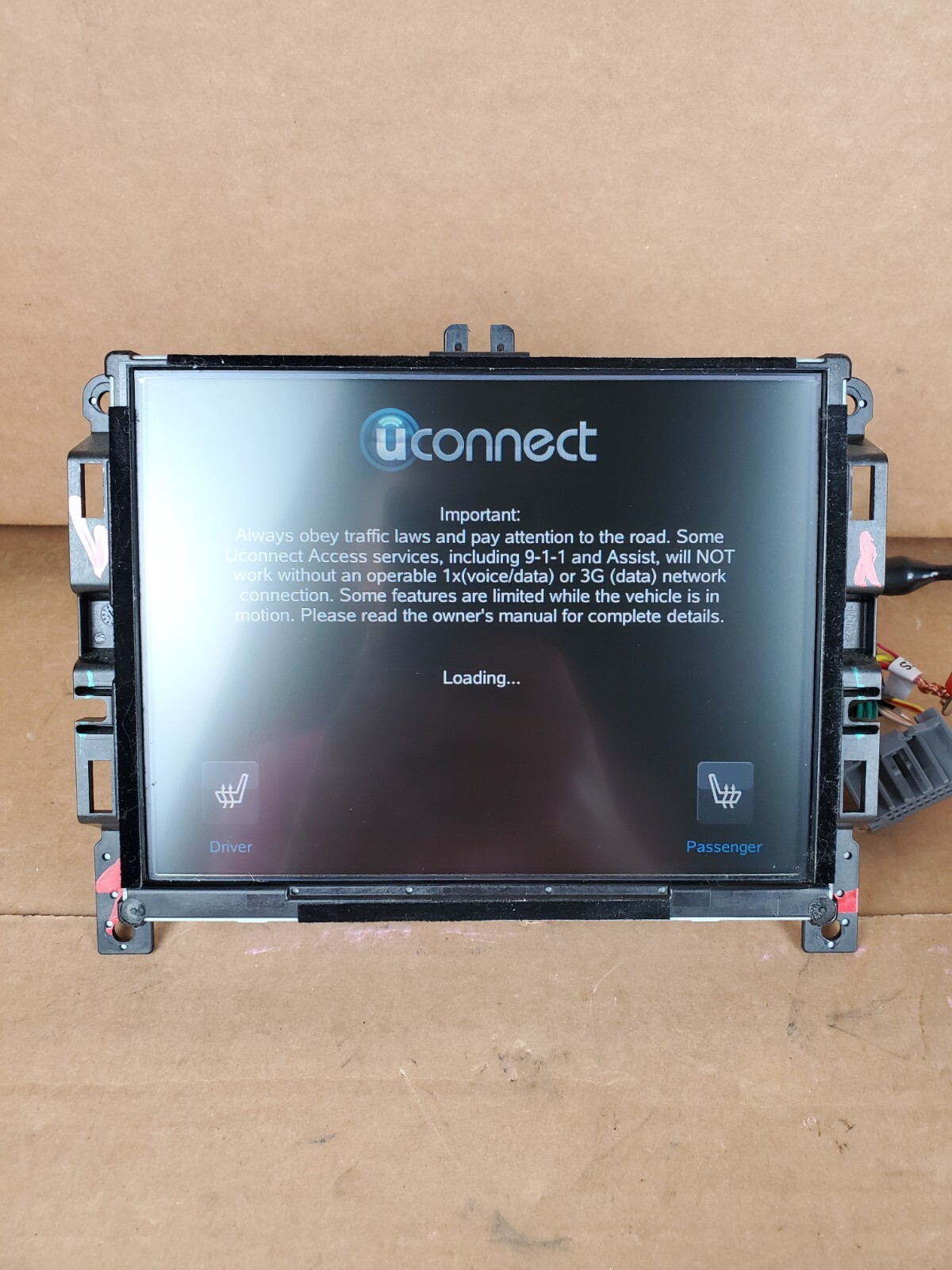 2015 2016 2017 CHRYSLER 200 Touch Screen radio Uconnect 8.4 screen WARRANTY