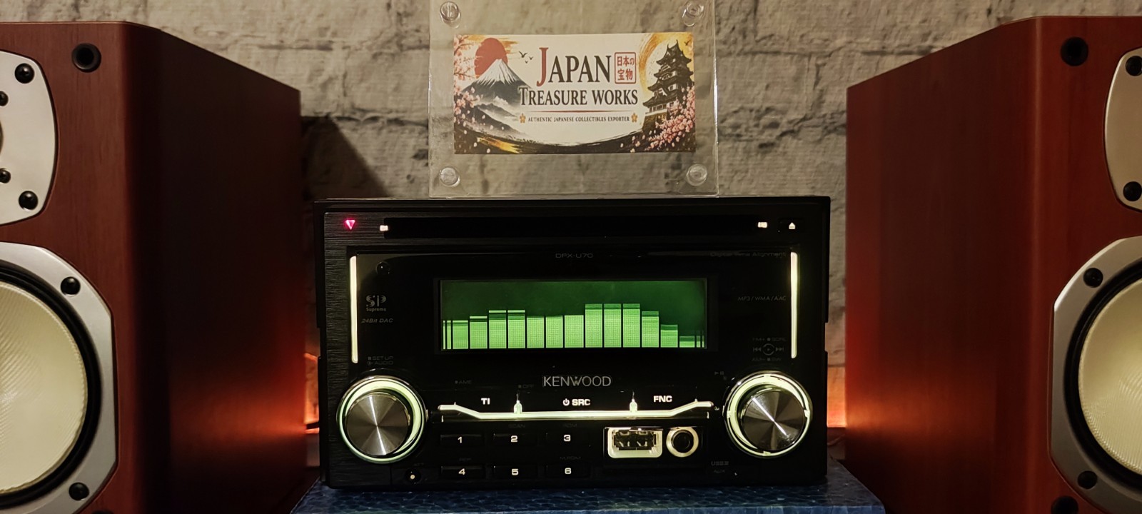 Kenwood DPX-U70 2DIN CD USB AUX MP3 AAC WMA JDM Car Stereo Tested