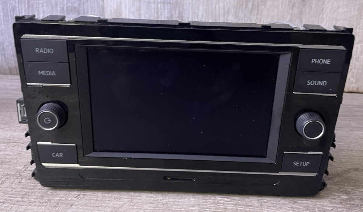 2019-21 VOLKSWAGEN JETTA RADIO HEAD UNIT OEM PART # 5G6.035.869.E