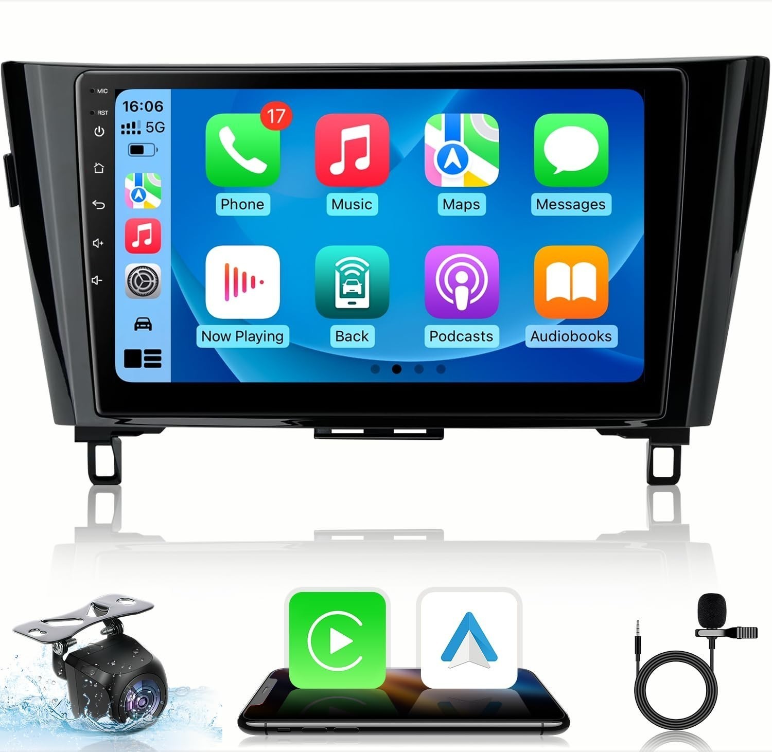 Car Radio Stereo Carplay For Nissan X-Trail 4+64G 10in Media Car