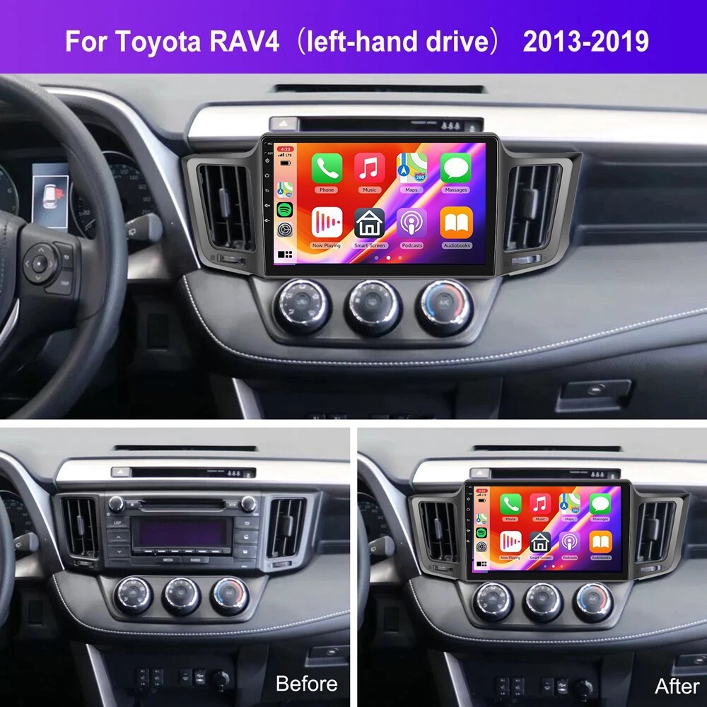 10.1″ For Toyota RAV4 2013-2018 Apple Carplay Car Stereo Radio GPS BT Android 15