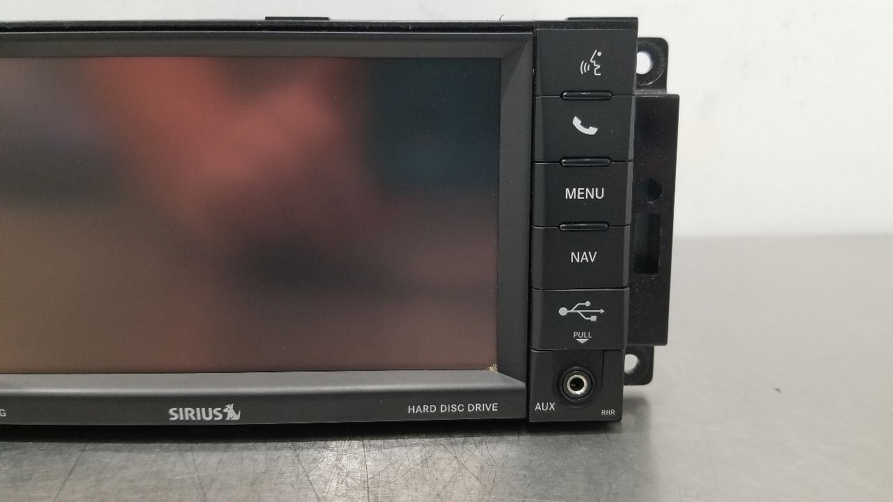 12 DODGE RAM 1500 LARAMIE RADIO AUDIO DISPLAY AND RECEIVER W/ NAVIGATION ID RHR