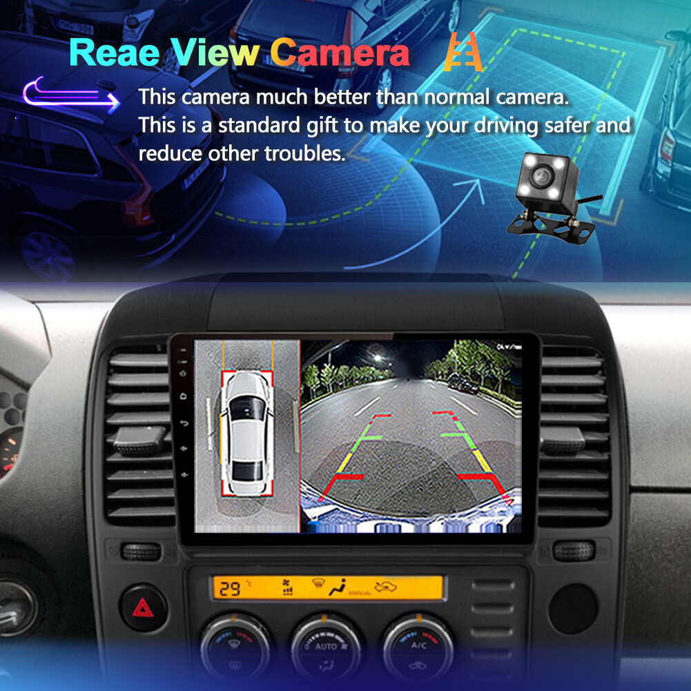 For Nissan Navara 2006-2012 Car Stereo Radio Android Auto Carplay GPS Navi 2+32G