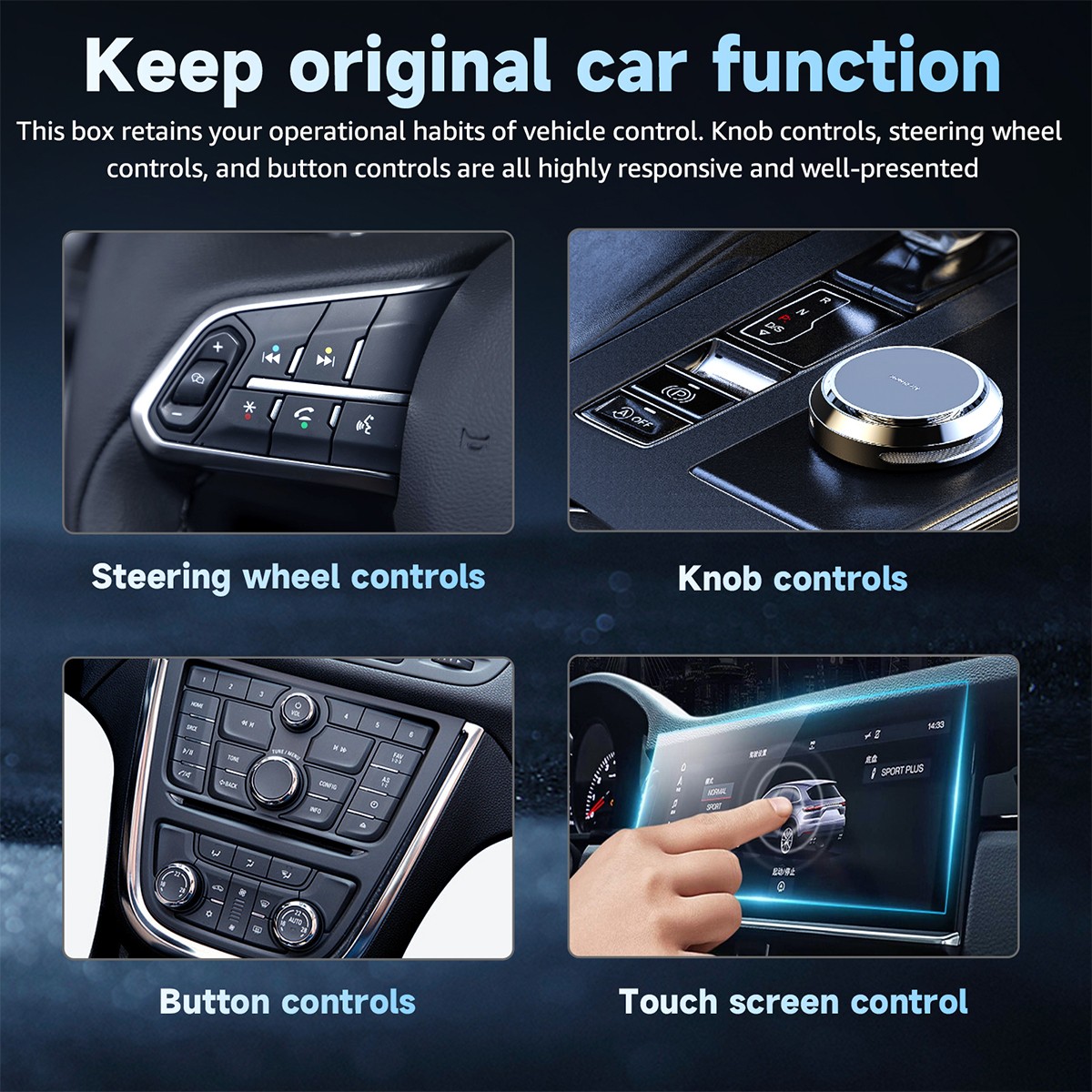 99% Cars 2-in-1 CarPlay Android Auto Wireless Adapter 5.8GHz WiFi BT5.0 Plug New