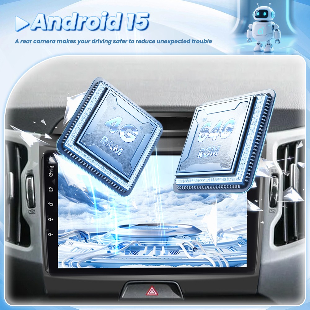 4+64GB Android 15 Carplay Car Stereo Radio For KIA Sportage 2011 2012 2013-2015