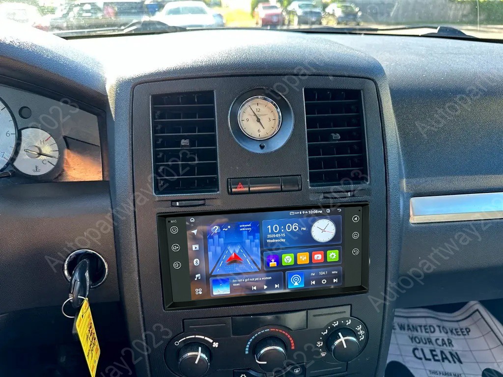For 2007-10 Chrysler 300 300C CarPlay & Android 15 Auto Stereo Radio GPS FM 64GB