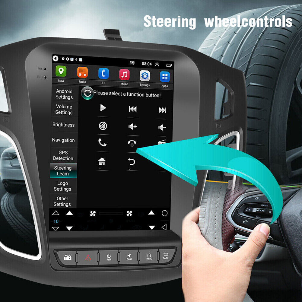 9.7″ For Ford Focus 2012-2018 Android 13 Apple Carplay Car Stereo Radio GPS Navi