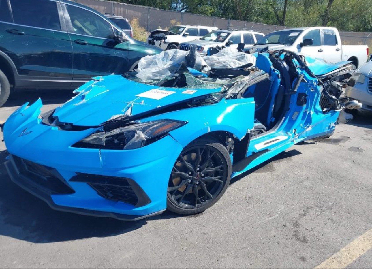 2023 CORVETTE C8 *DAMAGED* FRONT CENTER DASH DIGITAL DISPLAY NAVI MEDIA SCREEN