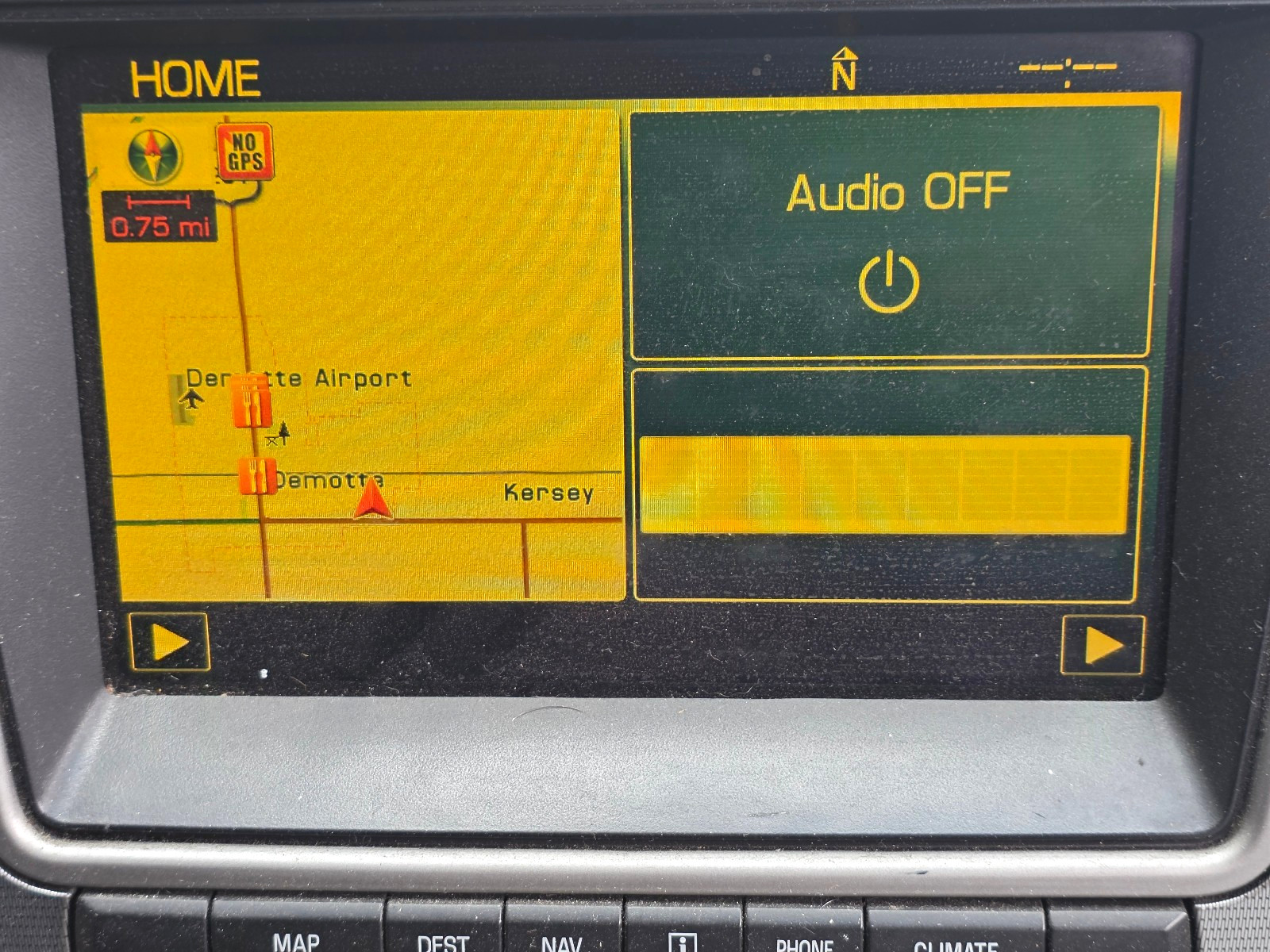 2010-2012 Ford Fusion Hybrid Navigation Display Screen Original Ford Used