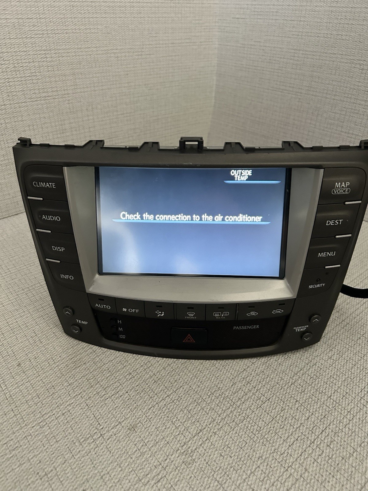 86111-53050 NAVI RADIO GPS STEREO UNIT SCREEN LEXUS IS250 IS350 2006-2009 OEM