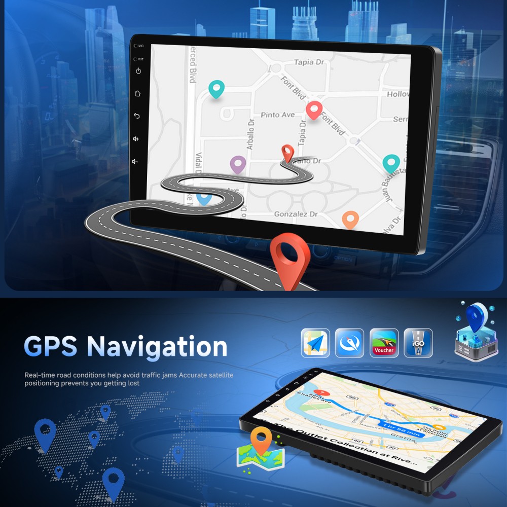For Ford F-150 2009-2014 Apple Carplay Android 15 Car Stereo Radio GPS BT 2+64GB