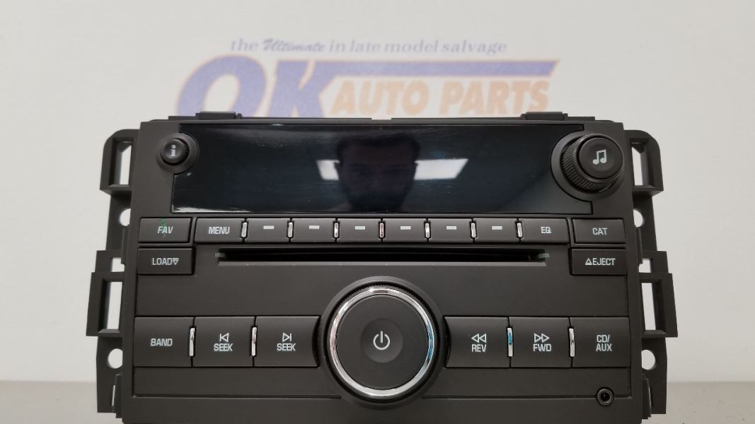 09 GMC SIERRA 1500 RADIO AUDIO RECEIVER HEAD UNIT 25974802