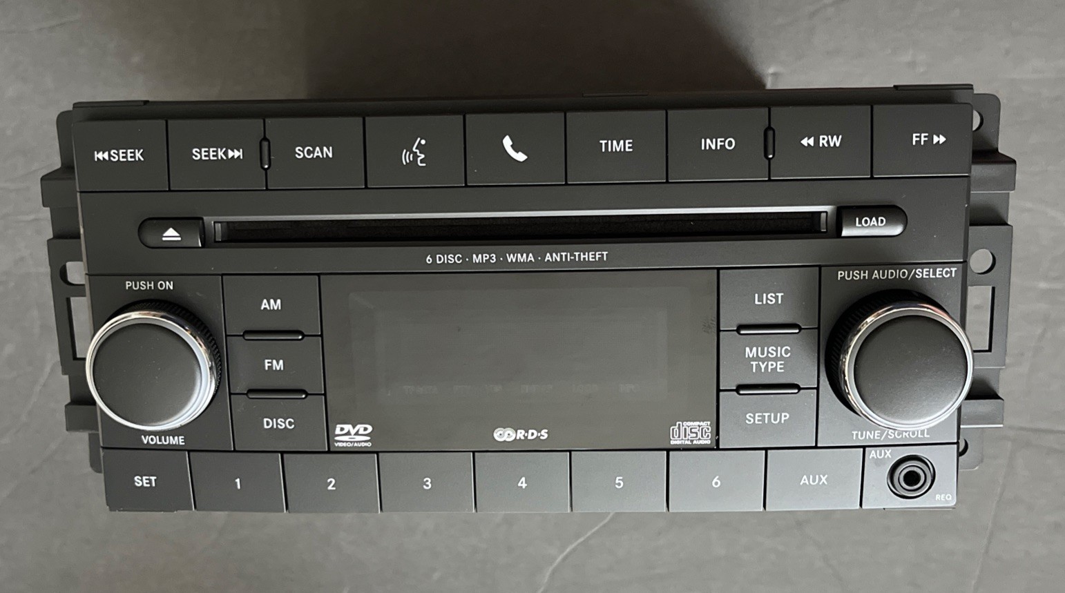 Radio – 6 DVD Stereo Changer Jeep Wrangler 2007-2018 Liberty * Dodge Ram Nitro